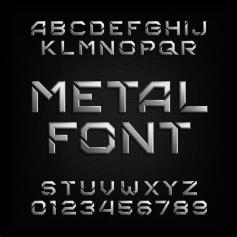 Sheet metal Fonts 